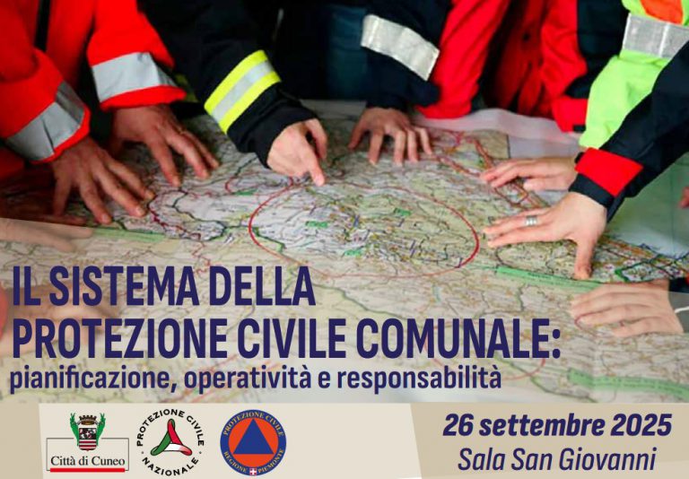 30/09/2025 – Convegno sulla Protezione Civile del 26 settembre a Cuneo